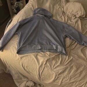 Fabletics Gray Fleece-Lined Hoodie